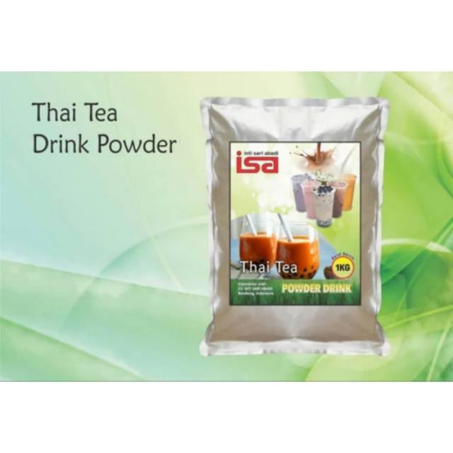 

Bubuk/Powder Minuman Thai Tea varian rasa 1 kg ISA POWDER DRINK