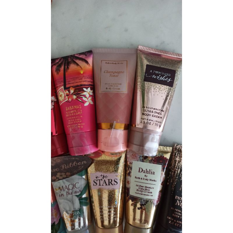 BATH AND BODY WORKS BODY CREAM TRAVEL SIZE