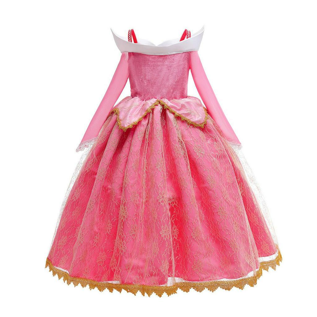 Kostum Dress Princess Aurora Pink