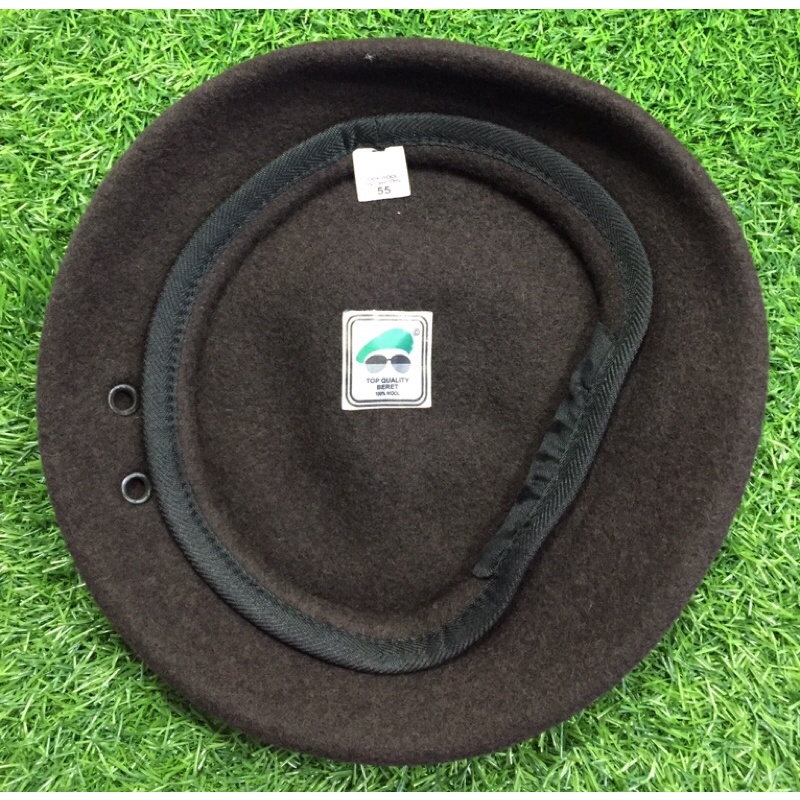 baret shabara cokelat kacamata/baret cokelat shabara kacamata super wol