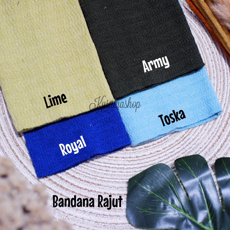 Bandana/Inner bahan Rajut Termurah