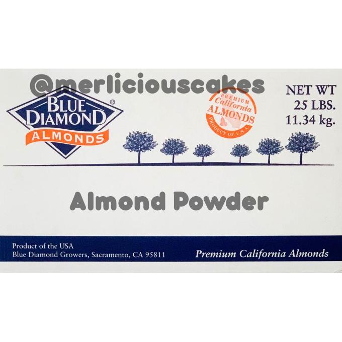 

Almond Powder Meal Kacang Almond Bubuk Blue Diamond Karton 11,34 Kg