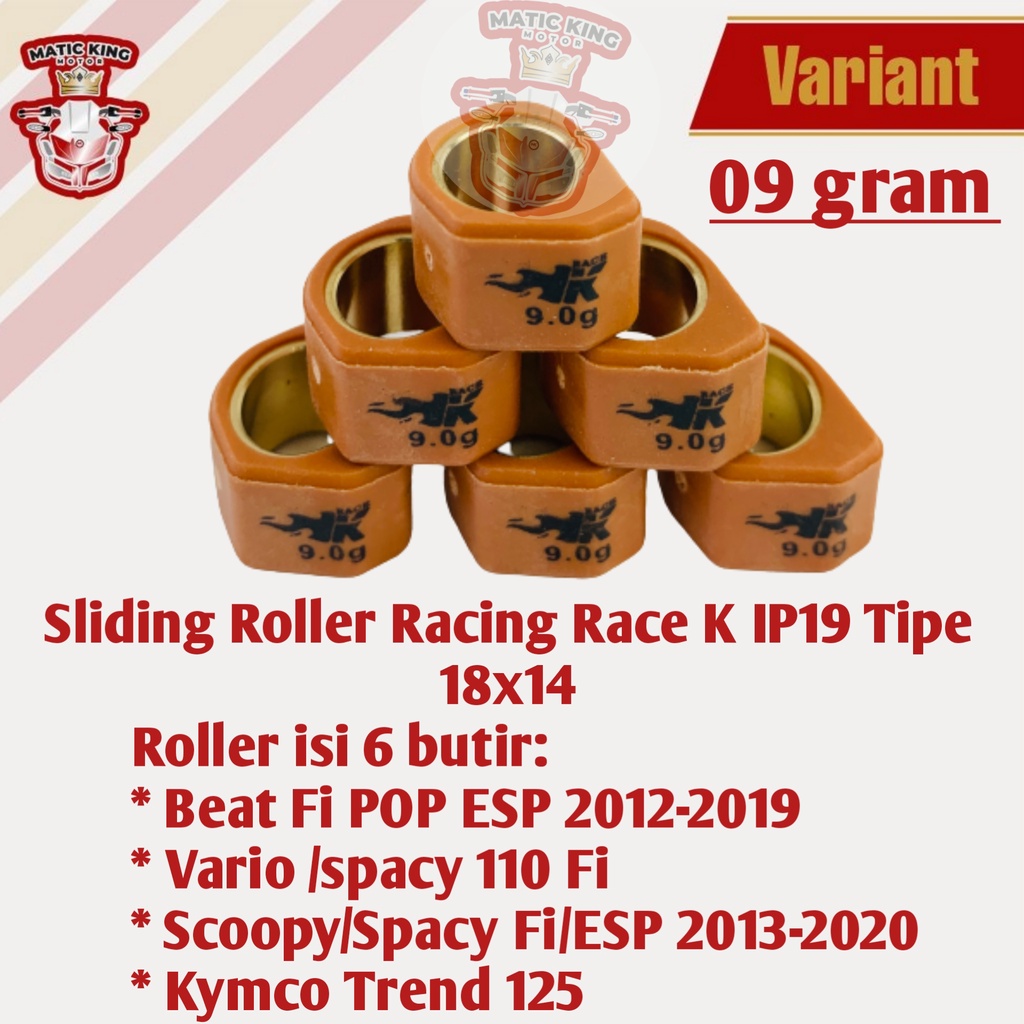 Sliding Roller Racing Beat Vario Scoopy Spacy Fi ESP POP 110 Race K  IP19 1814