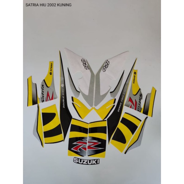 STRIPING SATRIA HIU 2000 KUNING