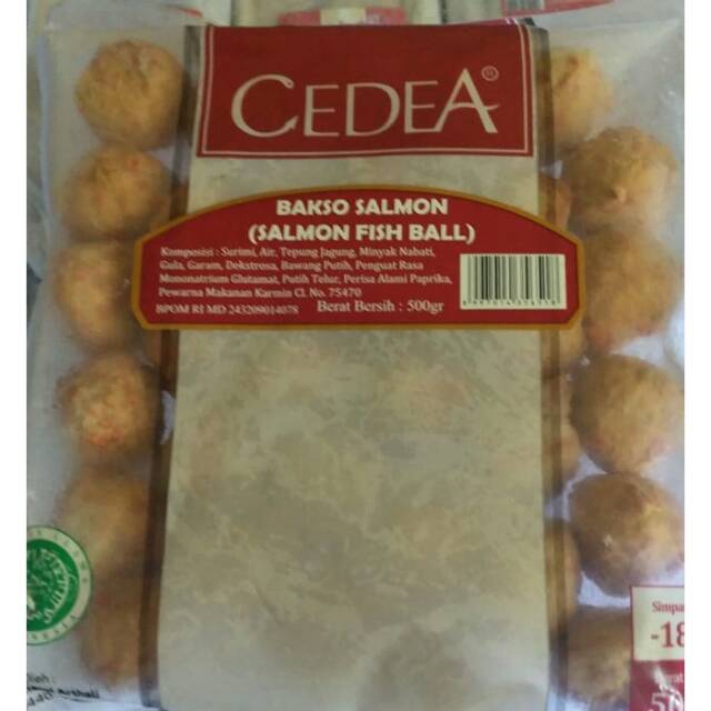 

CEDEA - Salmon Fish Ball (Bakso Salmon) 500 gram