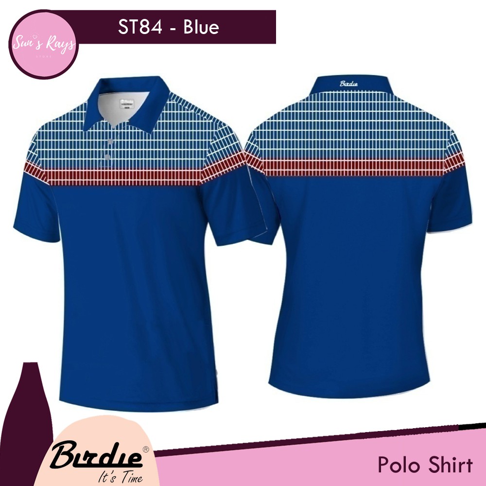 BIRDIE ST84 Sublime Golf Shirt Pria Kaos Golf Polo Kaos Olahraga Kaos Berkerah Polo Shirt Atasan