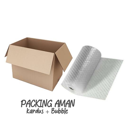 

Packing Tambahan Kardus dan Bubble Wrap