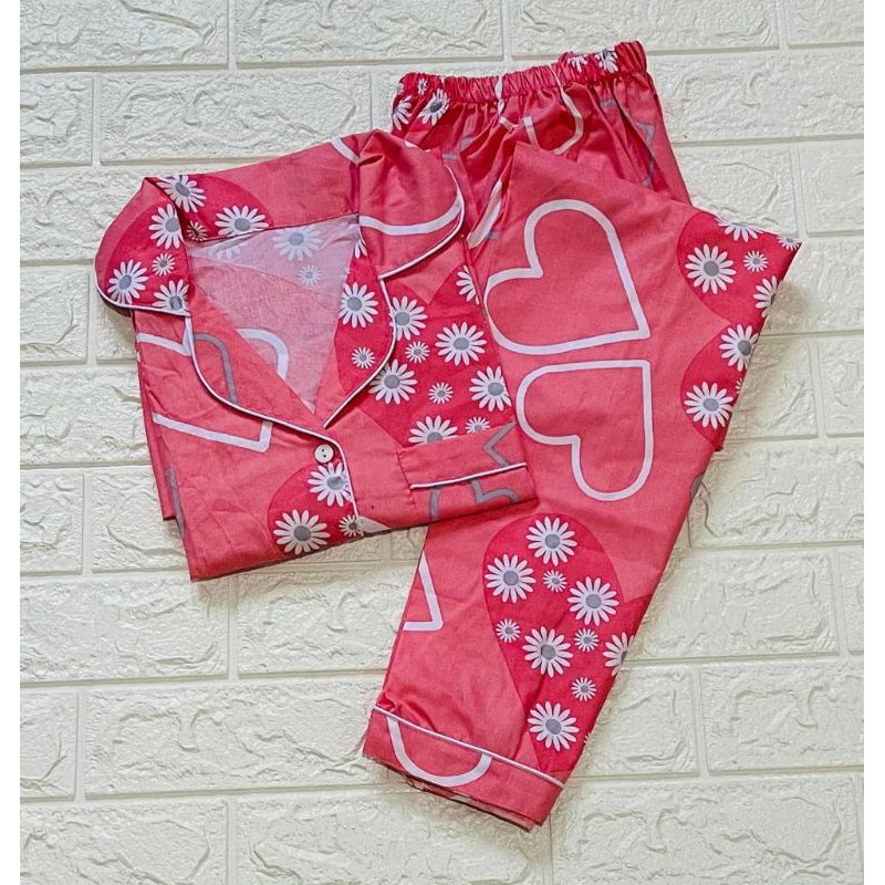 Baju tidur wanita piyama CP bahan soft katun premium adem lembut all size-7