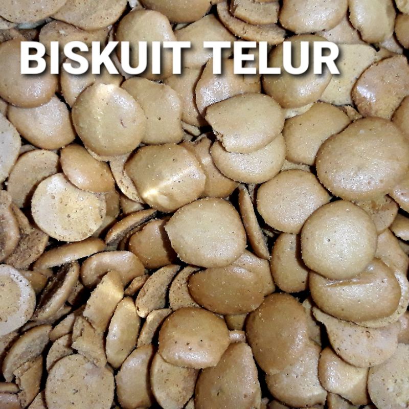 250gr BISKUIT TELUR / EGG DROPS / SNACK KILOAN MURAH