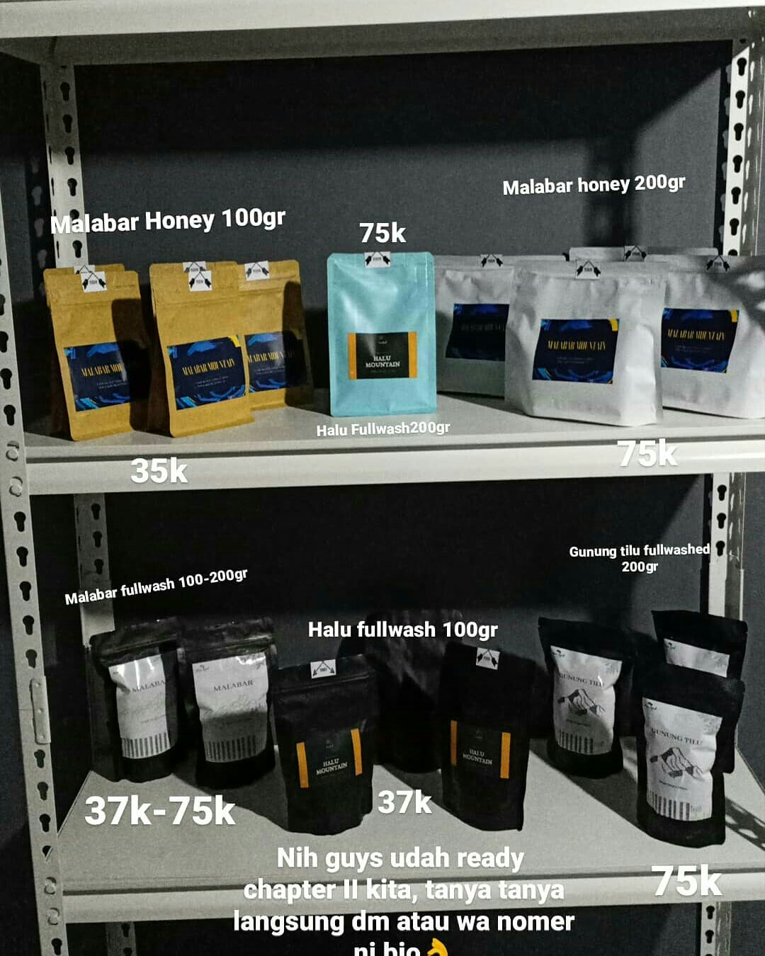 Ecopack 2200zv - Standing Pouch Kopi 1kg Zip Valve Kemasan Kraft Alfo