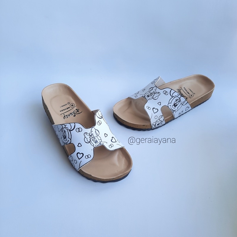 DISKON DAY! Sandal Wanita Nevada x Disney - Sandal Birken - Sandal Wanita Part. 1