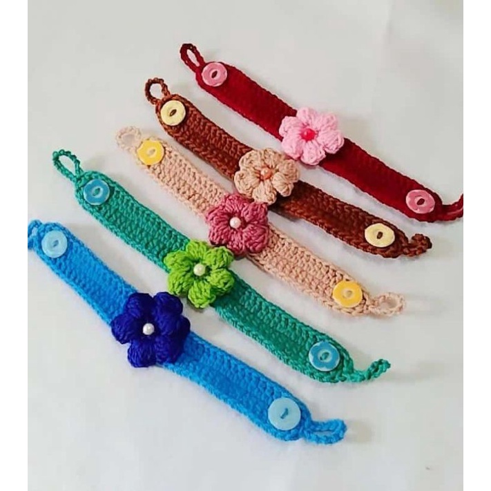 konektor rajut bunga//konektor rajut murah//konektor bunga puff