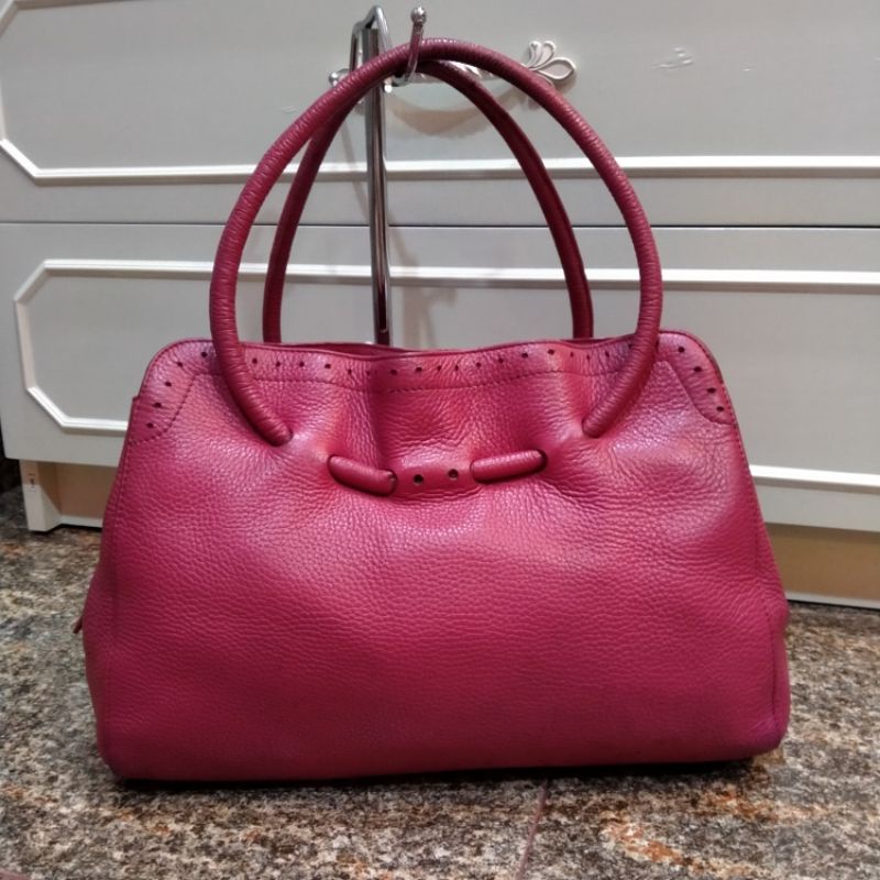 tas wanita hobo kulit asli preloved