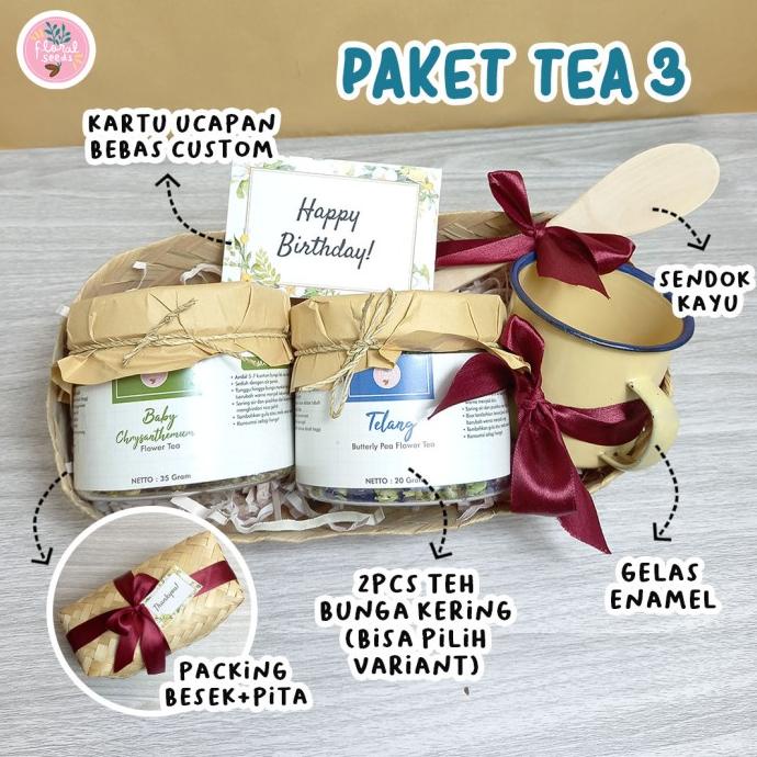 

Premium Product!!! Hampers Imlek Lebaran Natal Teh Bunga Kering Gift Box Flower Tea - Paling Dicari