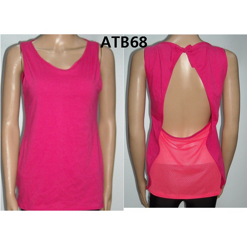 Baju senam tanktop senam zumba yoga dance gym kode ATB 68