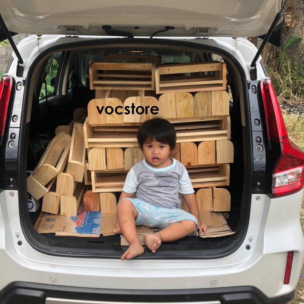 Rak Bumbu Dapur Wadah bumbu Kayu Jati free toples PERABOT