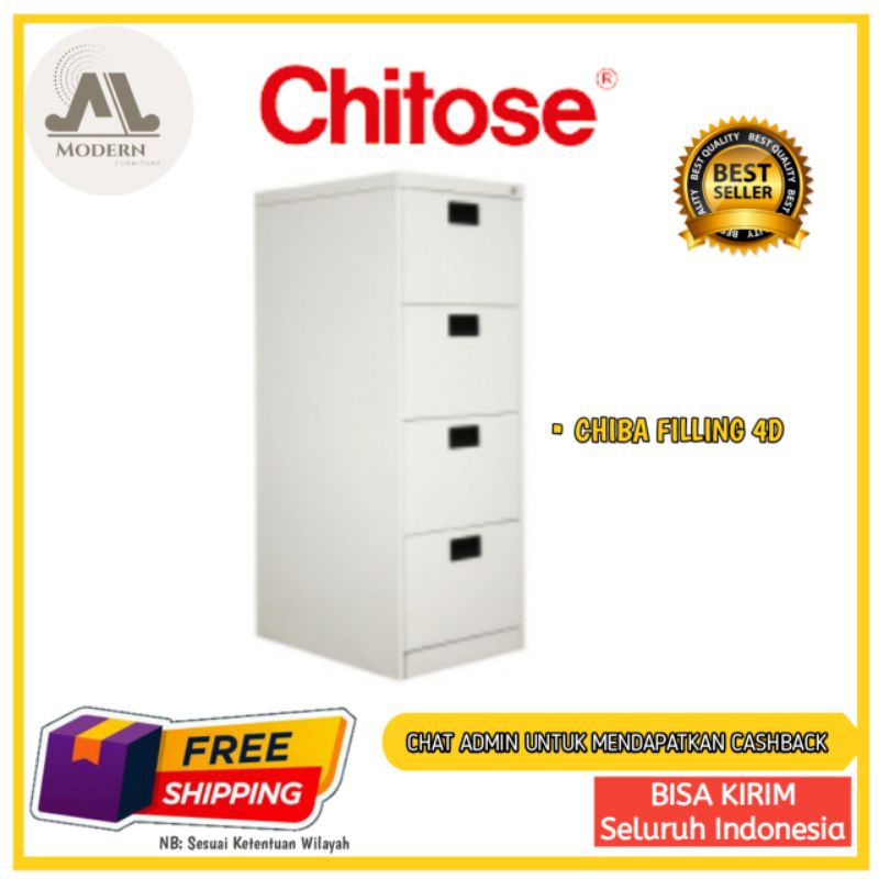 TERMURAH Lemari arsip / Lemari pakaian / Lemari serbaguna / kabinet terbaru Chitose Tipe CHIBA FILLI