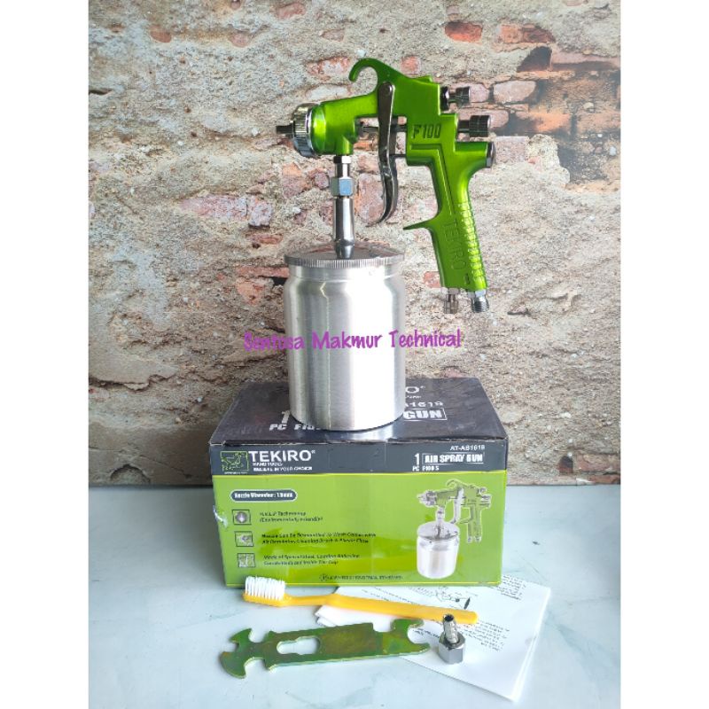 TEKIRO F100-S Spray Gun Spraygun Semprot Cat Tabung Bawah 1000 CC