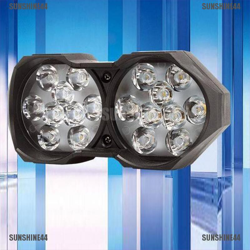 [Sunshine 44] Lampu 18 LED 40W Super Terang untuk Headlight Motor