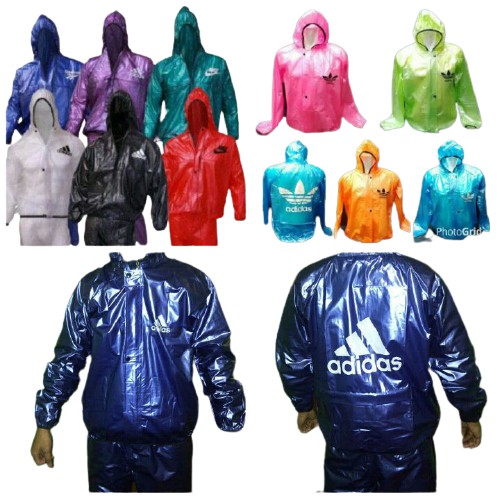 Jas Hujan Setelan Dewasa Sauna Suit Adidas