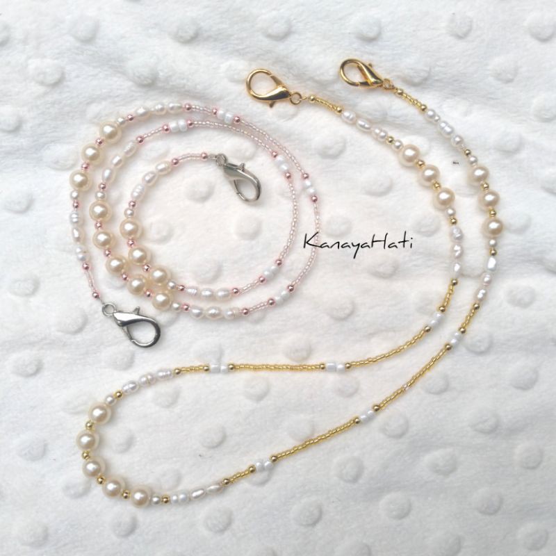 Kalung Masker Mutiara Air Tawar