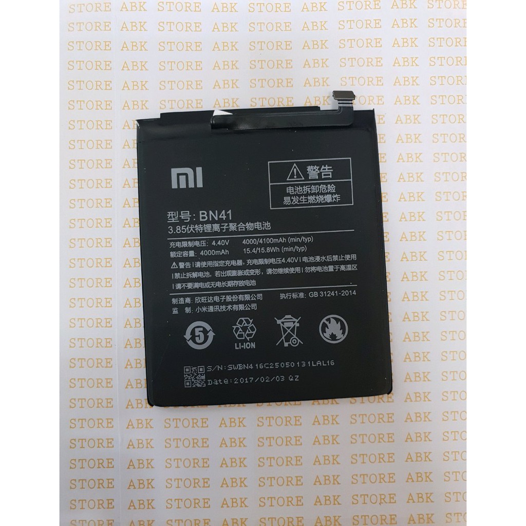 Jual baterai batrai battery xiaomi note 4 note 4x ORI