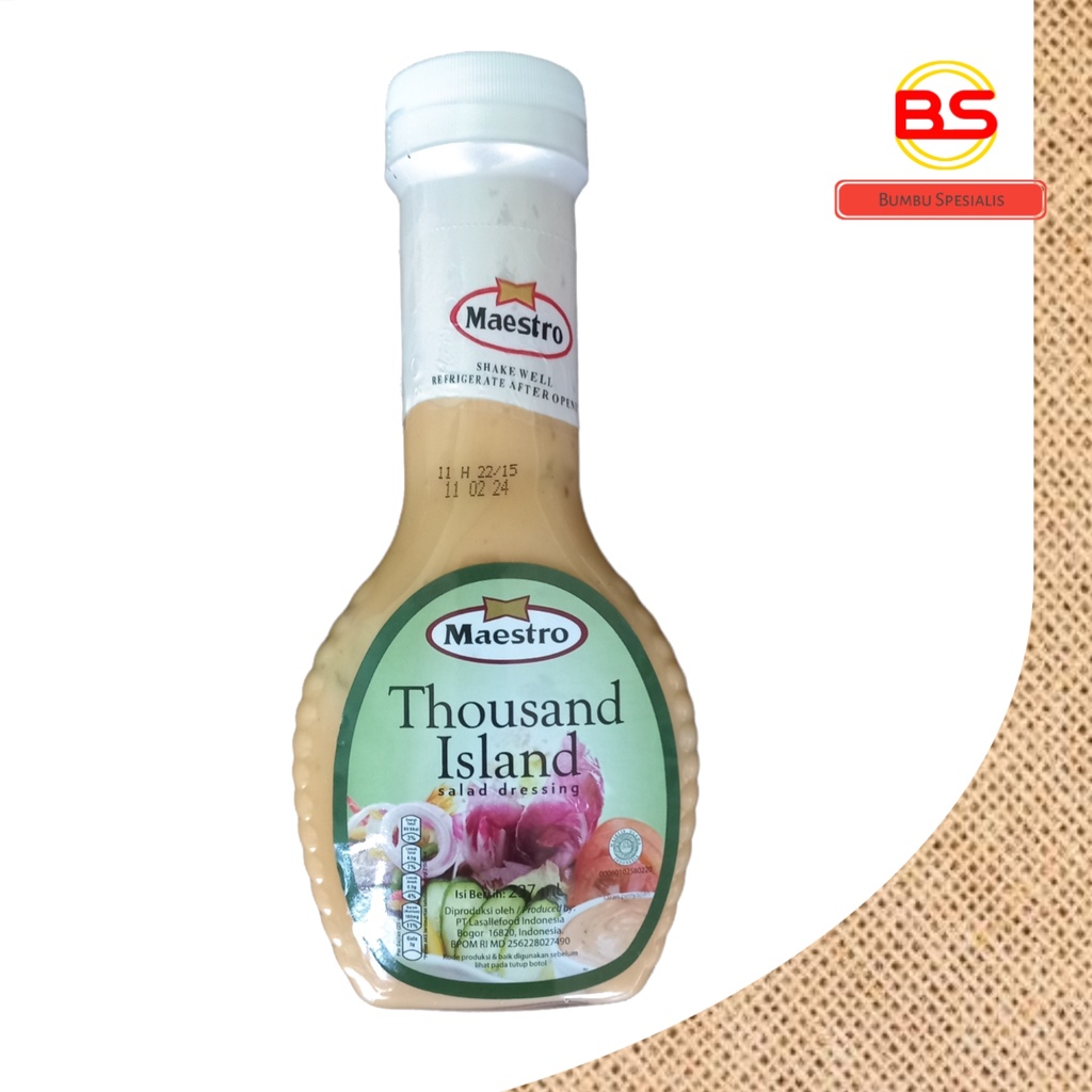 Maestro Thousand Island Dressing /  Dressing Salad Thousand Island 237ml