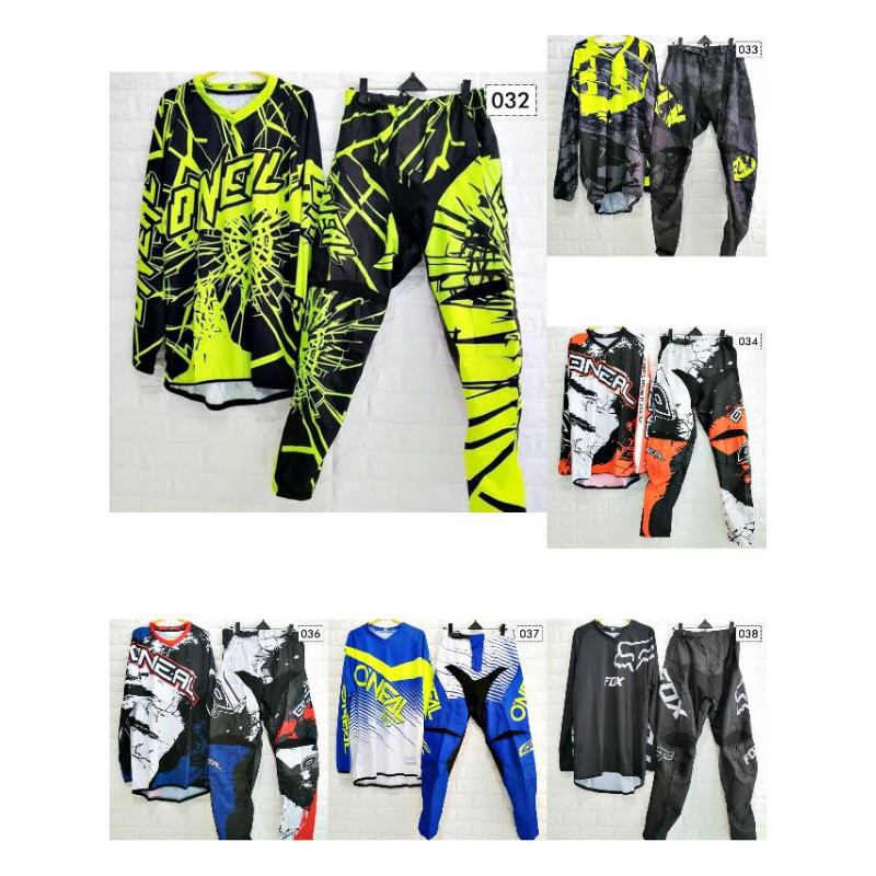 Jersy jerset cross gearset baju trail cross printing terlaris