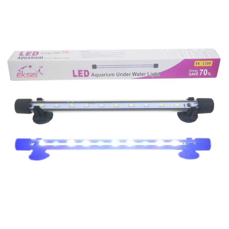 LED Aquarium Under Water Eksis EK-L300 Energy Save 70% Lampu Celup Aquarium