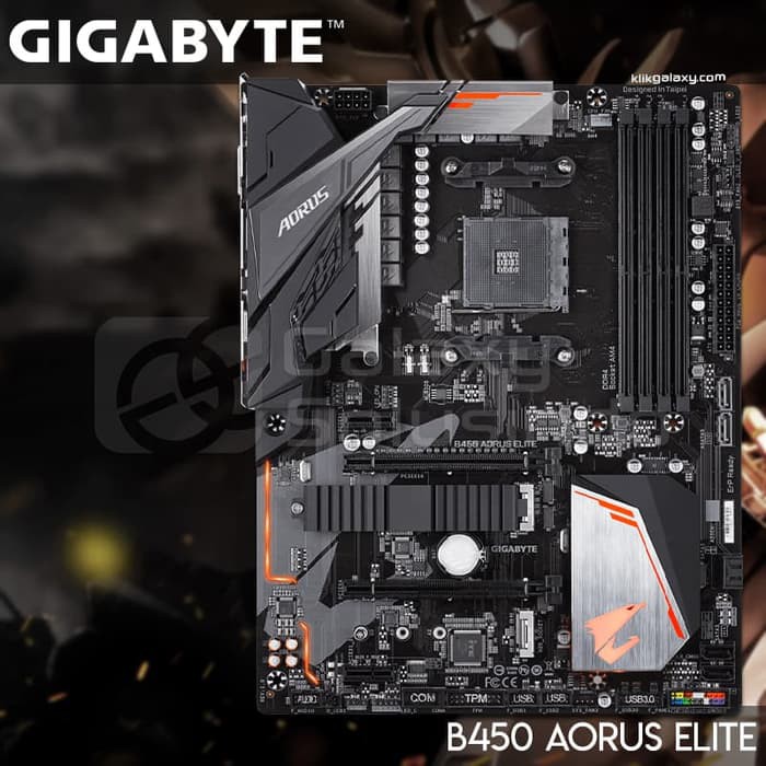 Motherboard AMD Gigabyte B450 AORUS ELITE (AM4, B450, DDR4)