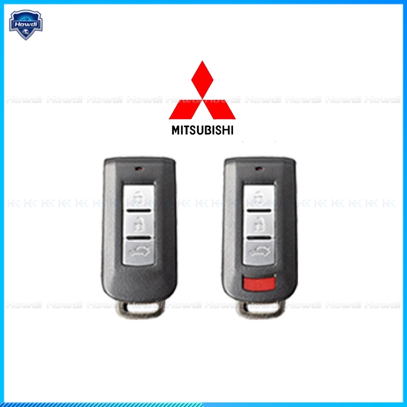 ☆Eksklusif☆Cover Kunci Bahan Silikon Dengan Logo Gantungan Kunci Untuk Mitsubishi Outlander ASX Attrage Triton