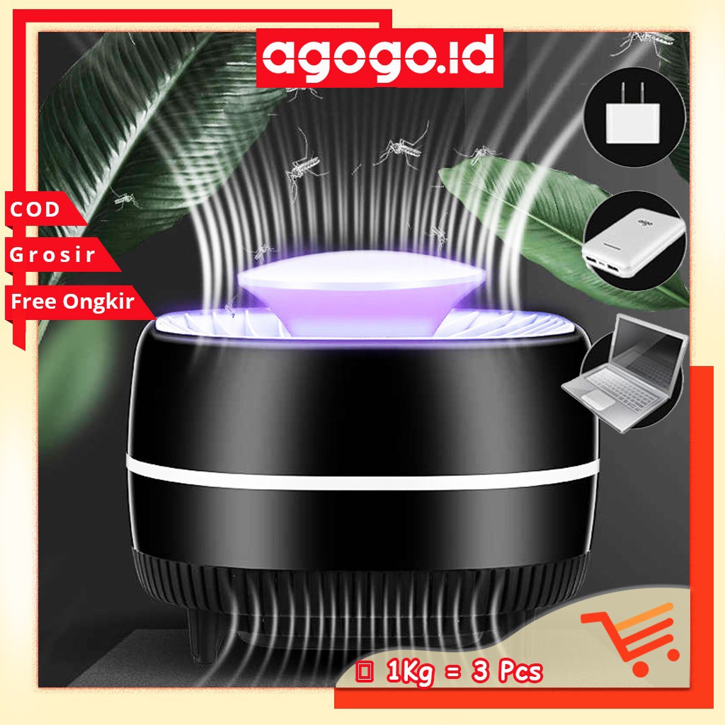 AGG-150 Perangkap Nyamuk LED UV Mosquito Trap USB / Lampu Tidur Murah