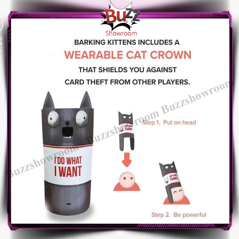 Barking Kittens Board Game 3rd Expansion of Exploding Kitten Card Game