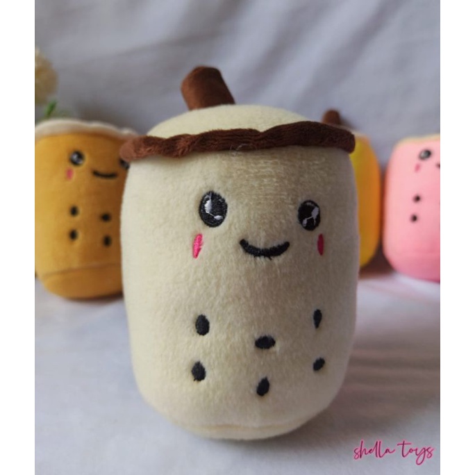 BONEKA BOBA MILK MINI 15cm Gantungan kunci Boba