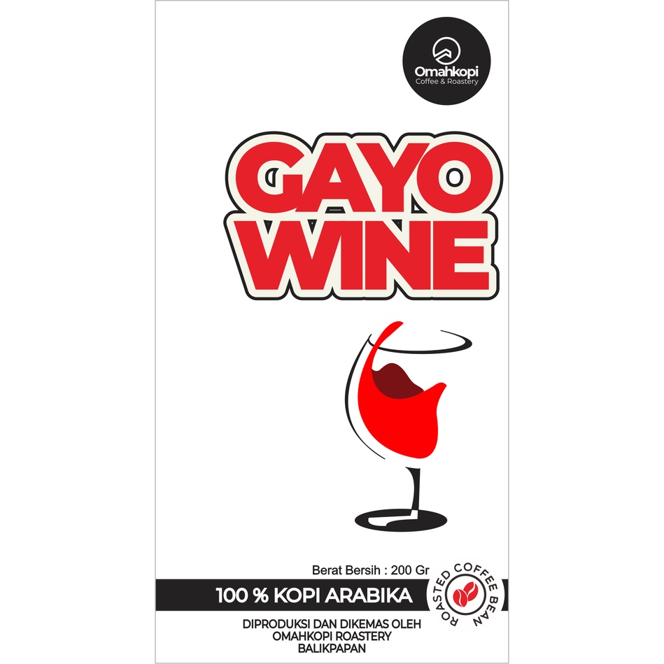 

Omahkopi Balikpapan - Gayo Wine - medium roast 200 gram