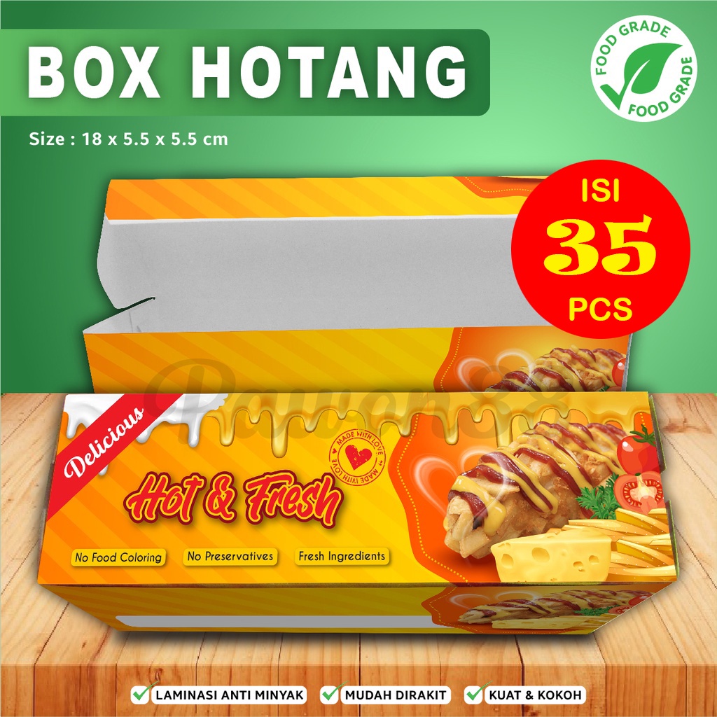Kotak HOTANG - Box HOTANG - Dus HOTANG  Sostang - Tokkebi  FC-R1 (35 pcs)