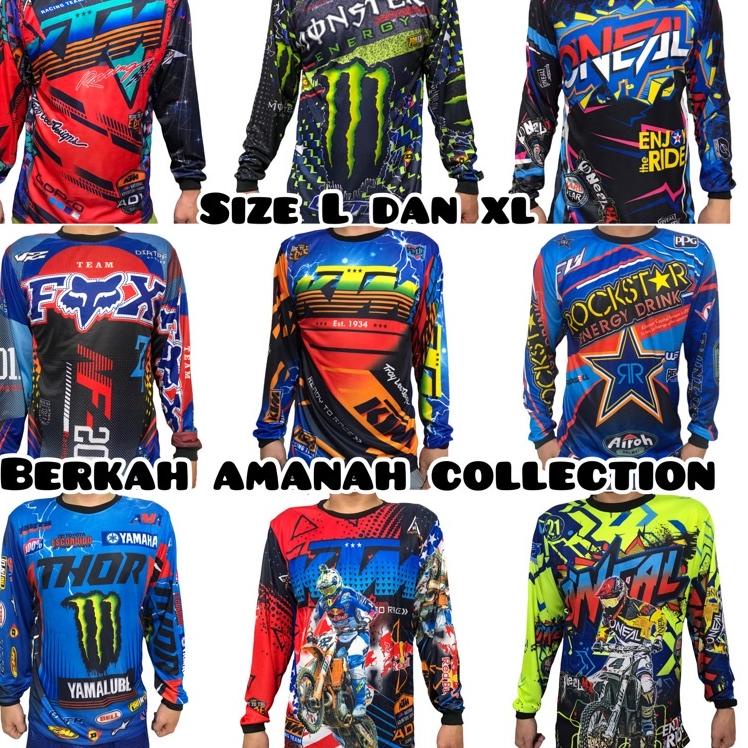 Paling Sesuai.. Baju balap dewasa/ atasan balap dewasa/ baju trail motorcross/ baju balap motor/ ata