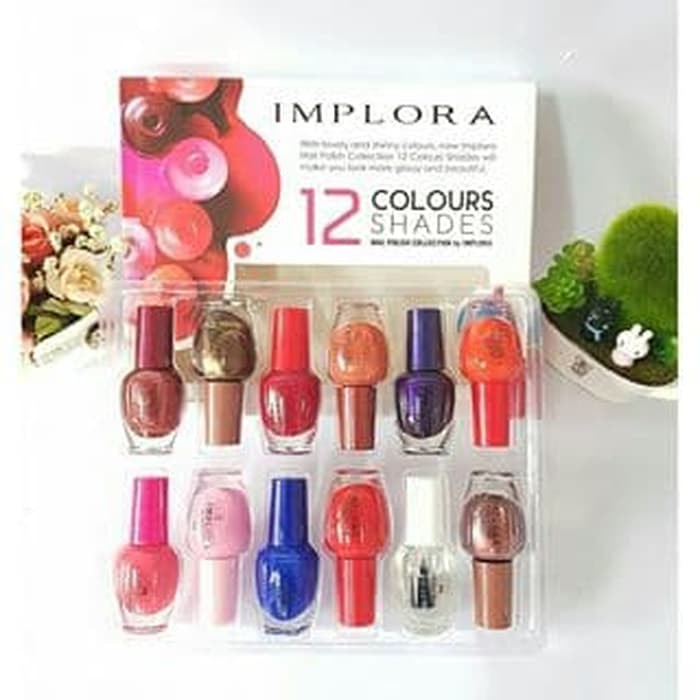 

Super Hot! IMPLORA NAIL POLISH COLLECTION 12 COLOURS SHADES/ KUTEKS IMPLORA