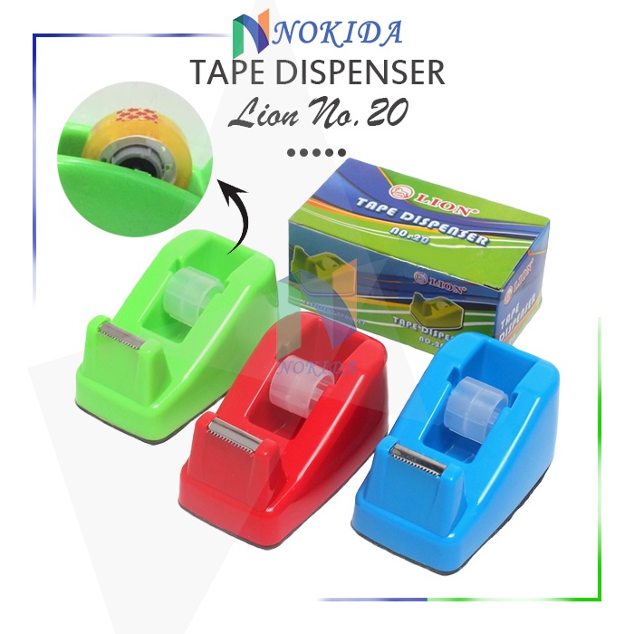 

Nokida Tape Dispenser Isolasi Kecil No.20 Lion / Tempat Isolasi Kecil / Tempat Lakban Kecil / Dispenser Lakban Kecil / Dispenser Selotip / Alat Pemotong Lakban / Tempat Solasi / Tape Cutter Isolasi Kecil / Alat Pemotong Isolasi Kecil / Tempat Selotip Mini