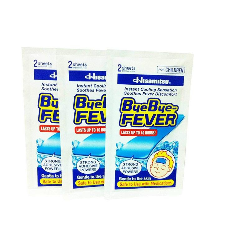 Bye bye fever anak / Bye bye fever bayi / plester kompres demam