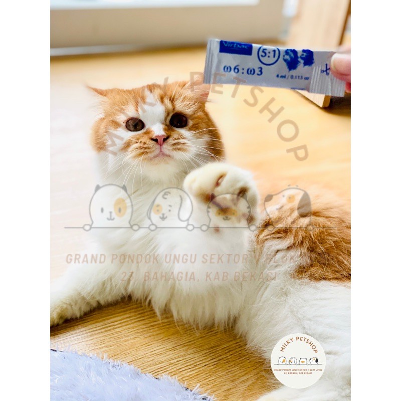 Megaderm Virbac 4ml 4 ml Vitamin Bulu Kucing