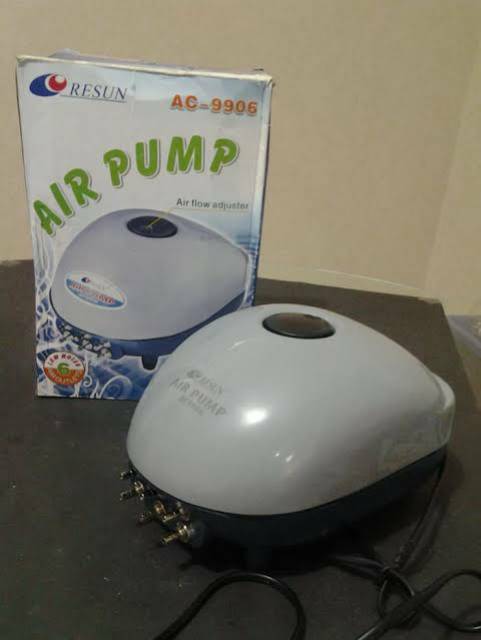 RESUN Pompa udara 6 titik Air pump aerator AC 9906