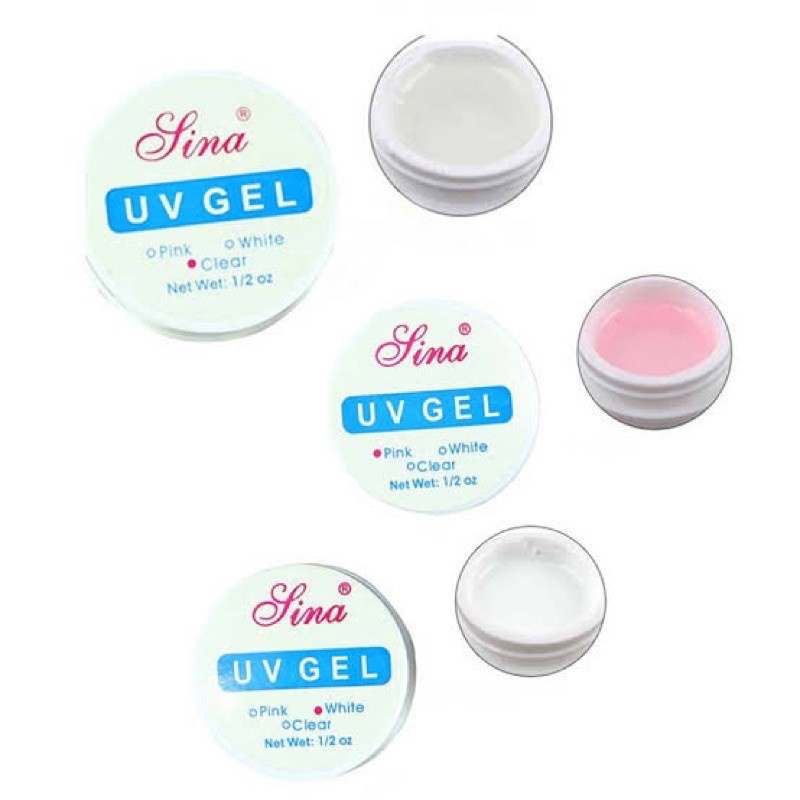 LINA UV GEL BUILDER/ SINA GEL CLEAR NAIL ART extension/kuku/gel nail