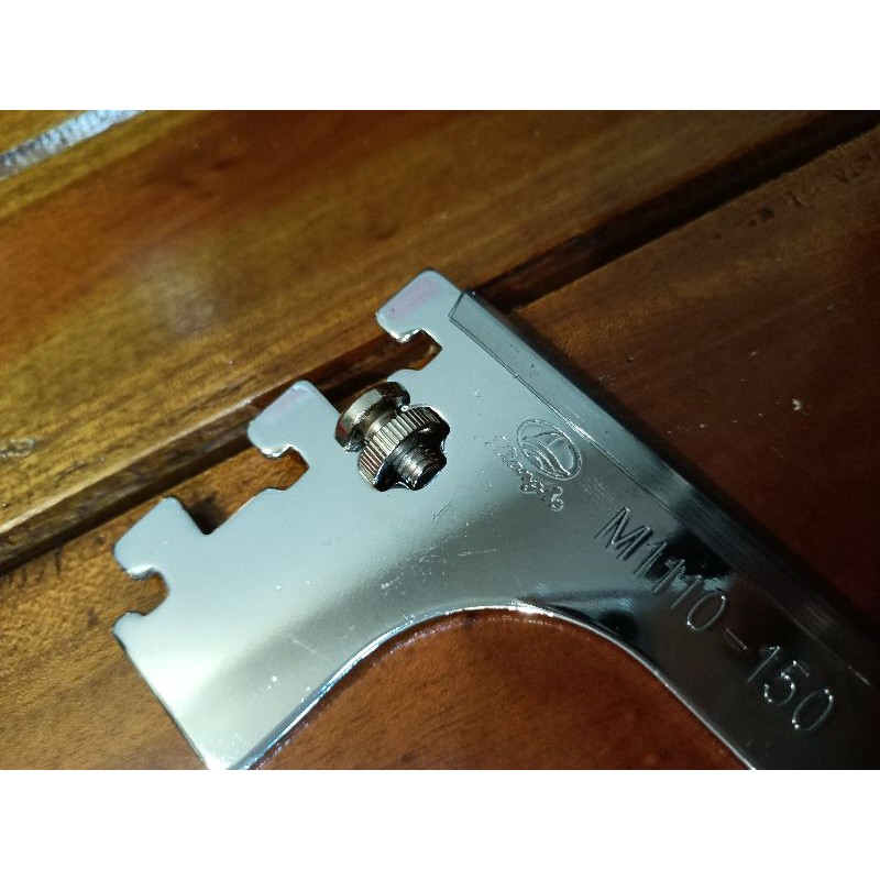 daun bracket kaca 15cm siku bracket penyangga rak kaca