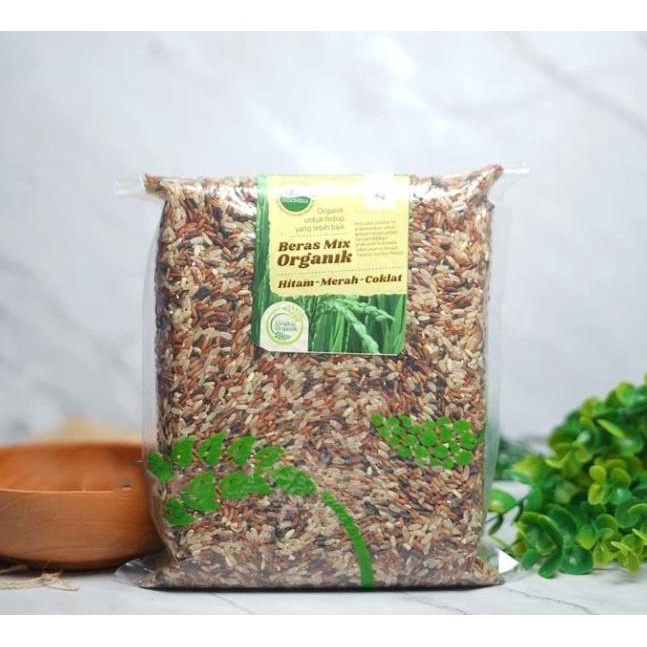 

Cuci Gudang Awal Tahun Lingkar Organik Beras Mix Organik (Hitam - Merah - Coklat) 1 kg Cuci Gudang