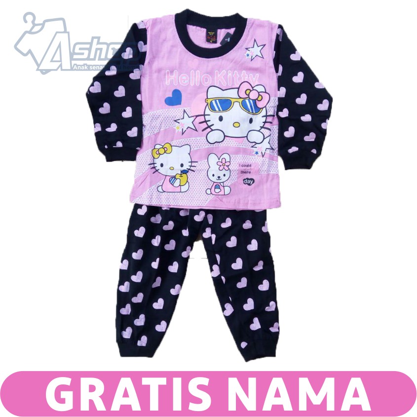 Baju Anak Hello Kitty Panjang