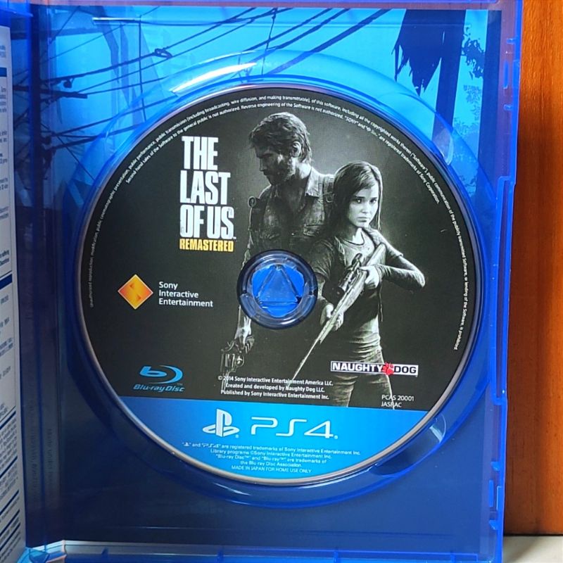 PS4 The Last of Us Remastered PS4 Tlou Part 1 i Remaster Las Tlou1 Kaset CD BD Game Playstation Ps 4 5 Zombie lastofus 2 ii Games ps4 ps5 reg 3 region 3 asia