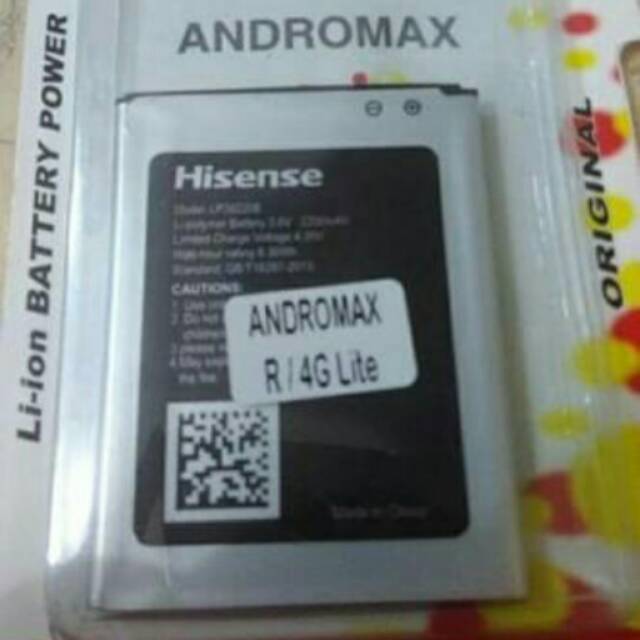Baterai Batrai Smartfren Hisense Andromax R 4G LTE / LP38220B / HS-L671 / R+