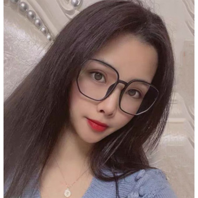 Kacamata Gaya Retro Flat Korean Version Sunglasses Kacamata Simpel Fashion Wanita