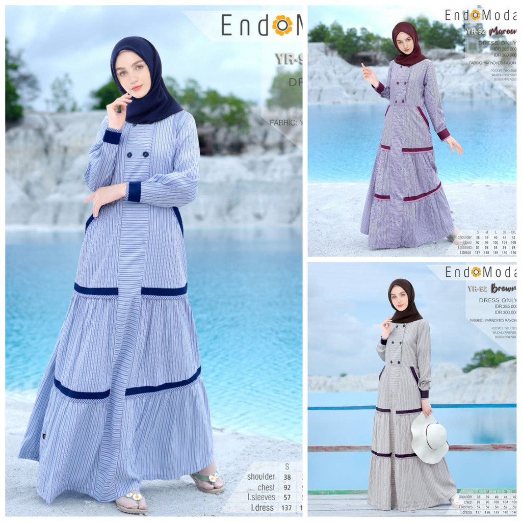 Gamis Muslimah Endomoda YR 92